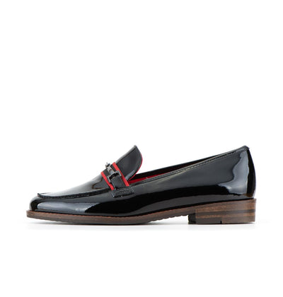 Kade Black Patent Loafer